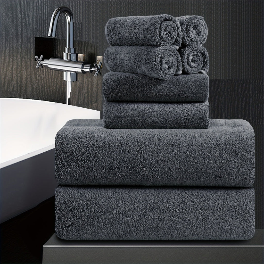 Extra Large Bath Towel Set 8 Piece 750GSM 35x70 Inch - Ultra Soft Luxury Thick Lightweight Highly Absorbent Fast Dry Oversized Bath Sheet | 15 Colors | Bathroom Gym Daily Use Adult