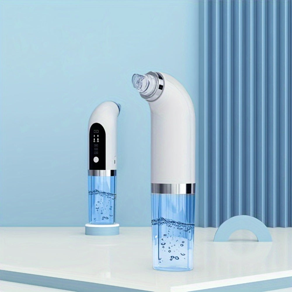 Pore Vacuum Blackhead Remover ¨C 6 Interchangeable Heads & 3 Suction Levels, USB Rechargeable Electric Pore Cleaner, Visible Deep Cleansing Facial Extractor for Men & Women, All Skin Types