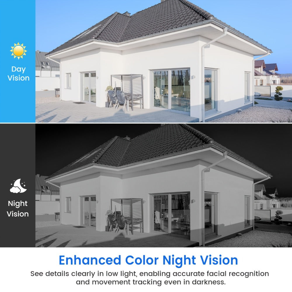 Solar Security Camera Wireless Outdoor 4G | 960P Color Night Vision PIR Motion Detection Two-Way Talk Cloud Storage | Battery Powered Home Security Camera 2.4GHz