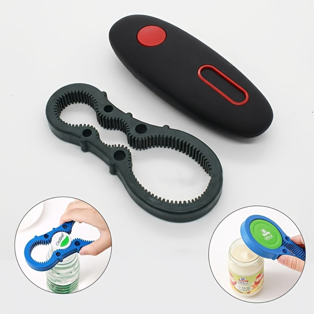 Electric Can Opener Automatic One Touch - Battery Powered Hands-Free Smooth Edge Safe Opener for Seniors Arthritis Weak Hands, Portable Kitchen Gadget for Home Camping RV, Great Gift Idea