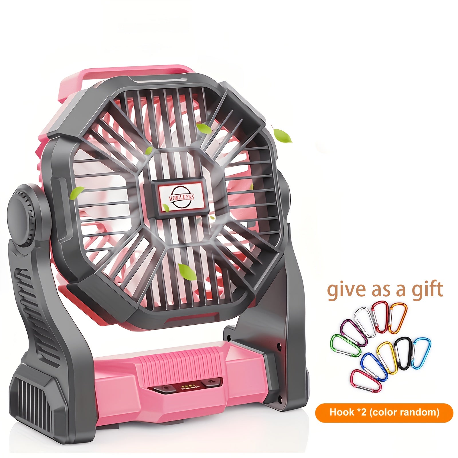 Camping Fan with LED Lantern, 3-in-1 Battery Powered Portable Fan Light for Tent Outdoor, Rechargeable Electric Fan with Timer 360¡ã Rotation, for Camping Hiking Barbecue Travel Emergency