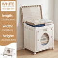 Foldable Storage Box 37 Gallon Flip Top with Visible Window ¨C Large Sturdy Plastic Organizer for Clothes, Bedding & Seasonal Items, Front-Opening Space-Saving Design for Bedroom, Dorm & Under-Bed