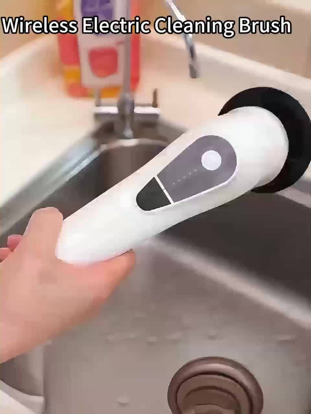 Electric Spin Scrubber with 9 Interchangeable Brush Heads 5 Speed Settings & 3 Extendable Handles - Power Scrubber for Bathroom Kitchen Tile Floor Carpet, Cordless Rotary Cleaning Brush Green White