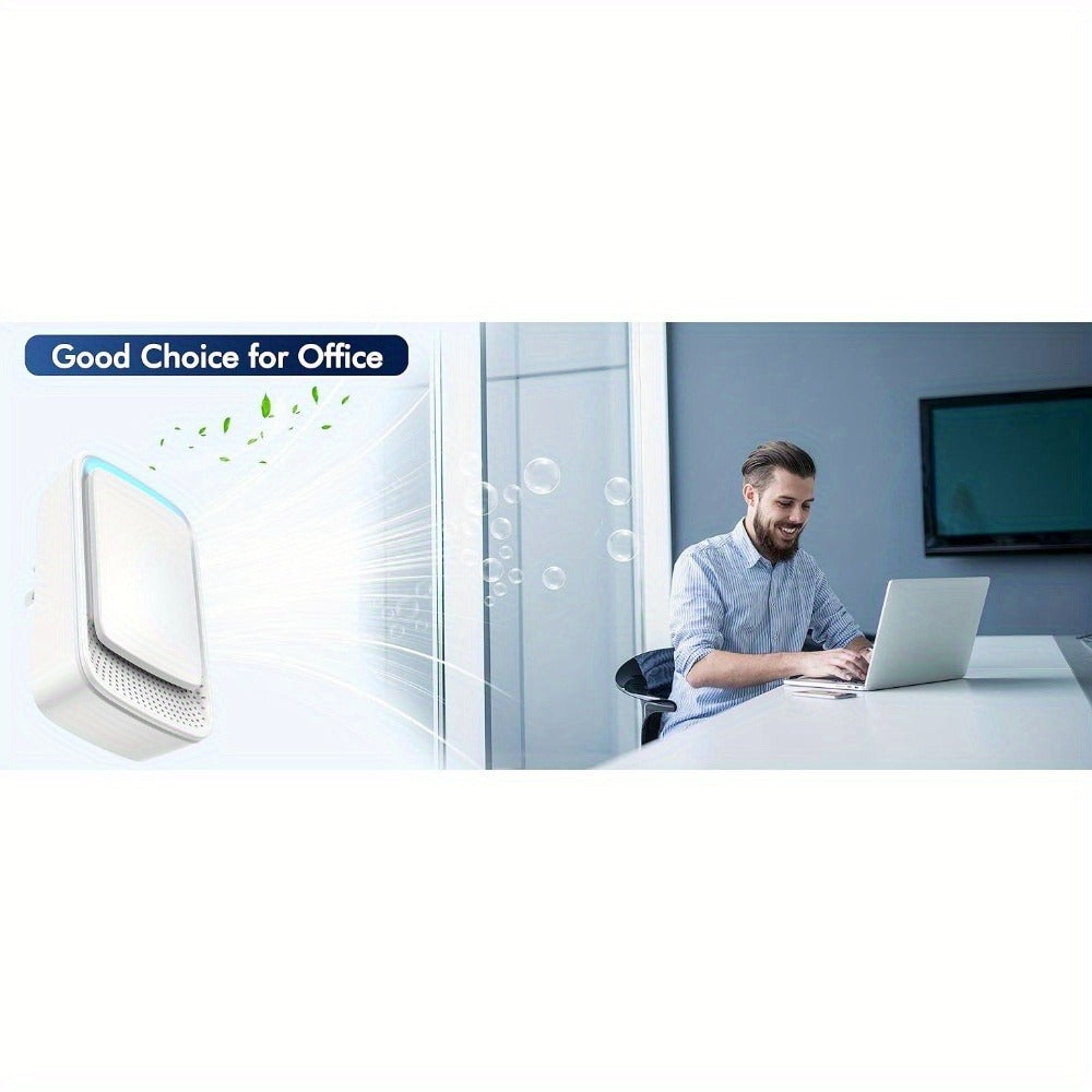 Plug-In Air Purifier Ionic ¨C Filterless & Silent Odor Neutralizer for Home, Pets, Office & Gym, Compact 24/7 Fresh Air, Zero Maintenance, Space-Saving Design, Ideal Gift (2 or 6 Pack)