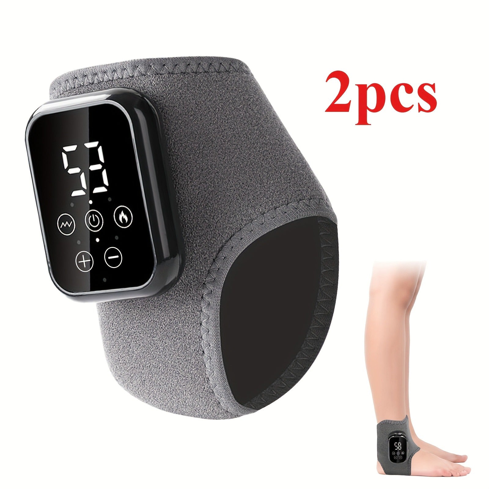 Foot Massager Machine 3-in-1 Kneading Compression & Heat ¨C Wireless Portable Heated Shiatsu Foot Massager for Home Office Travel Pain Relief