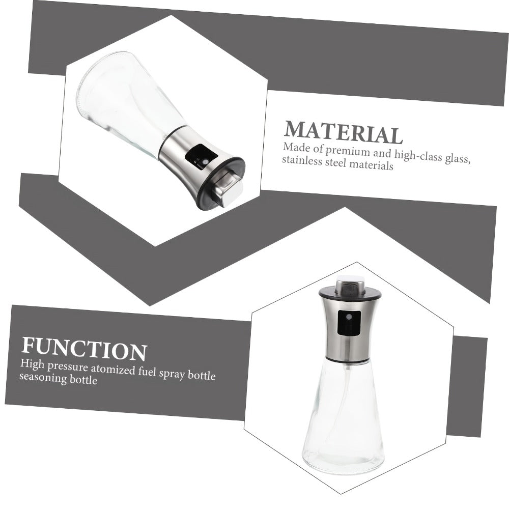 Oil Sprayer for Cooking Stainless Steel ¨C Pressurized Glass Olive Oil Spray Bottle for Kitchen BBQ Grilling Baking Air Fryer