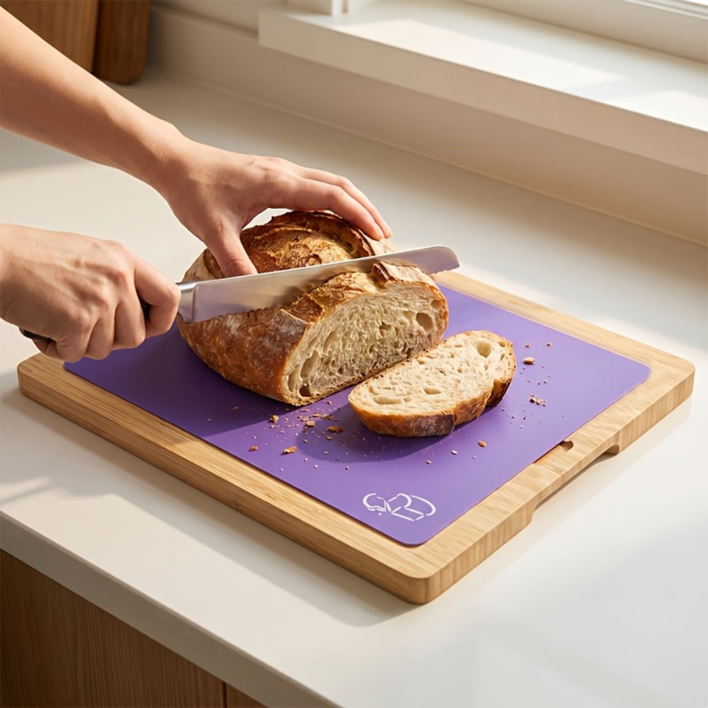 Bamboo Cutting Board Set for Kitchen ¨C Food-Safe Cheese Platter & Charcuterie Board for Meat, Cheese, Bread, Vegetables & Fruits, Perfect Home Kitchen Gadget or Housewarming Gift, 1pc or 7pcs Set