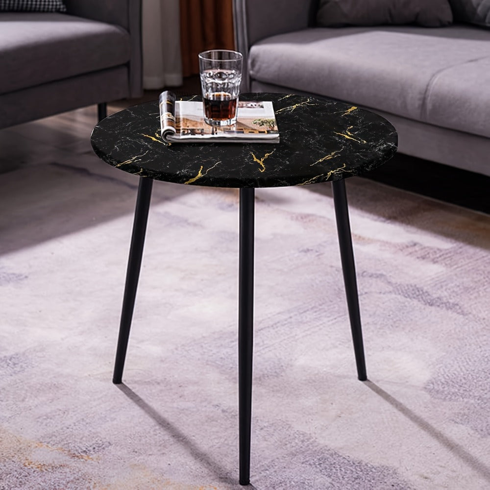 Black Marble Wallpaper Self-Adhesive Peel and Stick | Gold Vein Kitchen Backsplash Contact Paper | 23.62¡± x 196.85¡± Large Removable Wall Sticker for Modern Home Decor, Countertop & Furniture Wrap