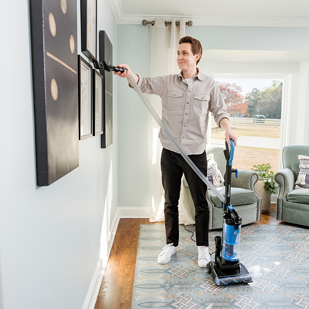 Vacmaster Bagless Upright Vacuum Cleaner 1150W Cyclone Filtration Large Dust Cup 17ft Cord for Carpet Hard Floor Pet Hair Powerful Suction Home Vacuum