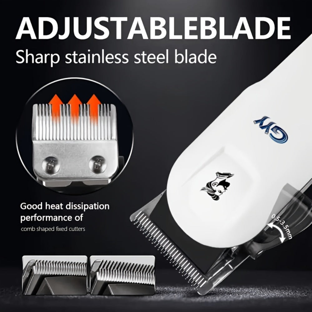 Hair Grooming Kit for Men - Electric Hair Clipper Set with Digital LCD Display, USB Rechargeable, Professional Barbershop Quality for Home Use, Holiday Father's Day Valentine's Day Gift