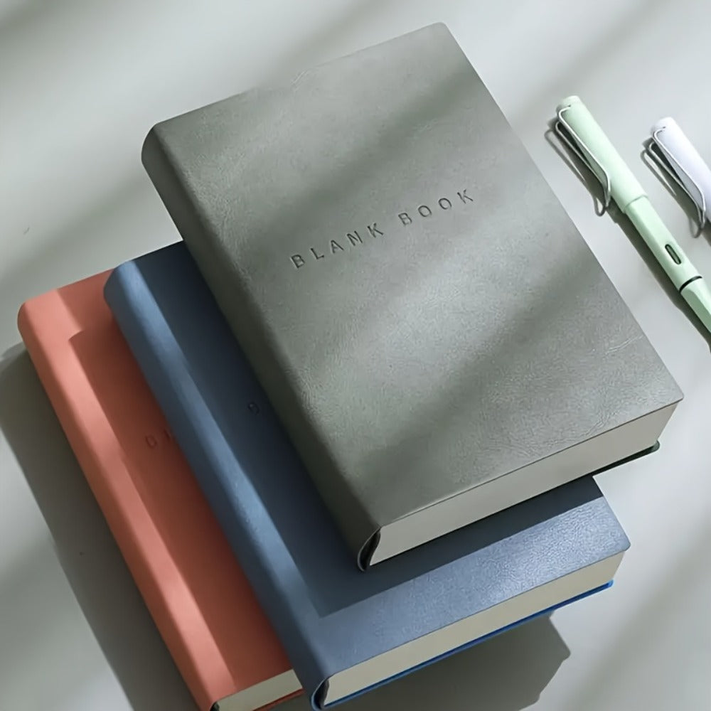 Blank Notebook A5 760 Pages Leather Soft Cover Sketchbook for Sketching Drawing Journaling College Students Adults Gift