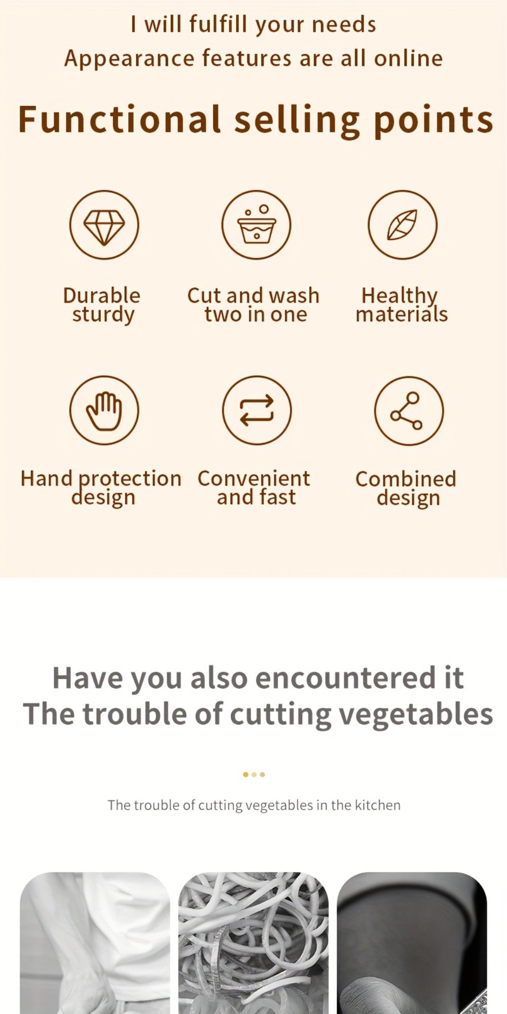 Vegetable Chopper 16-in-1 Heavy Duty Manual Food Processor with Container ¨C Onion Dicer, Potato Slicer, Garlic Mincer, Carrot Cutter, Multi-Function Kitchen Veggie Chopper for Tomato, Pepper, Cucumber