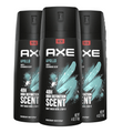 AXE Apollo Body Spray Deodorant Men Aluminum Free Long-Lasting Odor Protection Sage Cedarwood Scent 4oz 3 Count Pack Fresh Masculine Fragrance Daily Use