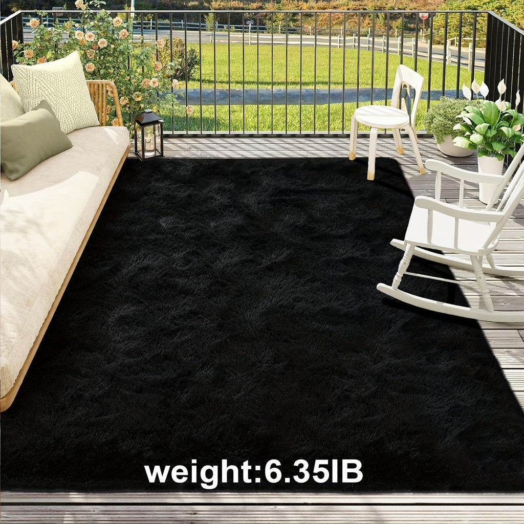 Non-Slip Area Rug Fluffy Soft Carpet - Modern Home Decor Floor Mat for Living Room, Bedroom, Kitchen & Bathroom | Easy Clean Cute Plush Rug in Multiple Colors & Sizes | Indoor Anti-Slip Floor Decoration