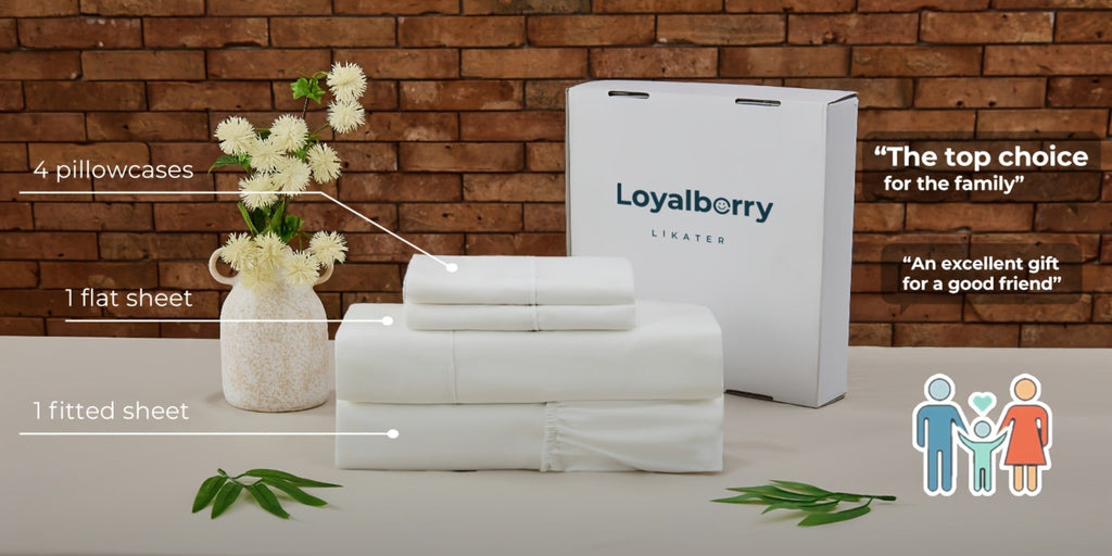 Bed Sheet Set Soft Breathable Cooling Microfiber Fitted & Flat Sheets with Deep Pockets ¨C Wrinkle Free Hotel Luxury Bedding in Multiple Colors & Sizes