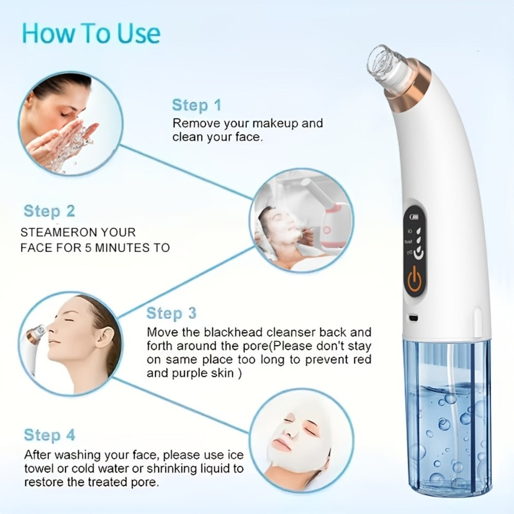 Facial Steamer Nano Ion Mist - Deep Pore Cleansing Home Spa Face Steamer with 360¡ã Rotatable Arm, Blackhead Remover, Portable & Salon-Grade Skin Hydration Beauty Tool