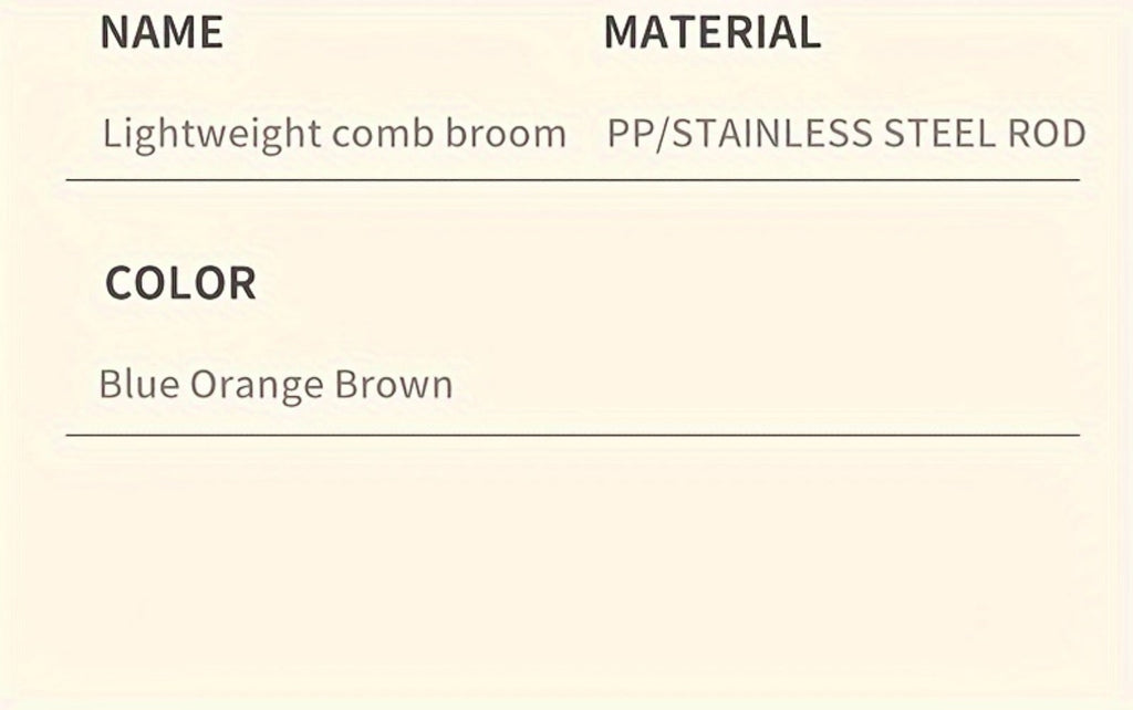 Folding Broom and Dustpan Set 50 Inch Extended Handle - Dense Elastic Bristles Wide Deep Dustpan for Dust Hair Debris, Foldable Broom for Home Kitchen Bathroom Bedroom Living Room, Blue White Black Orange Khaki