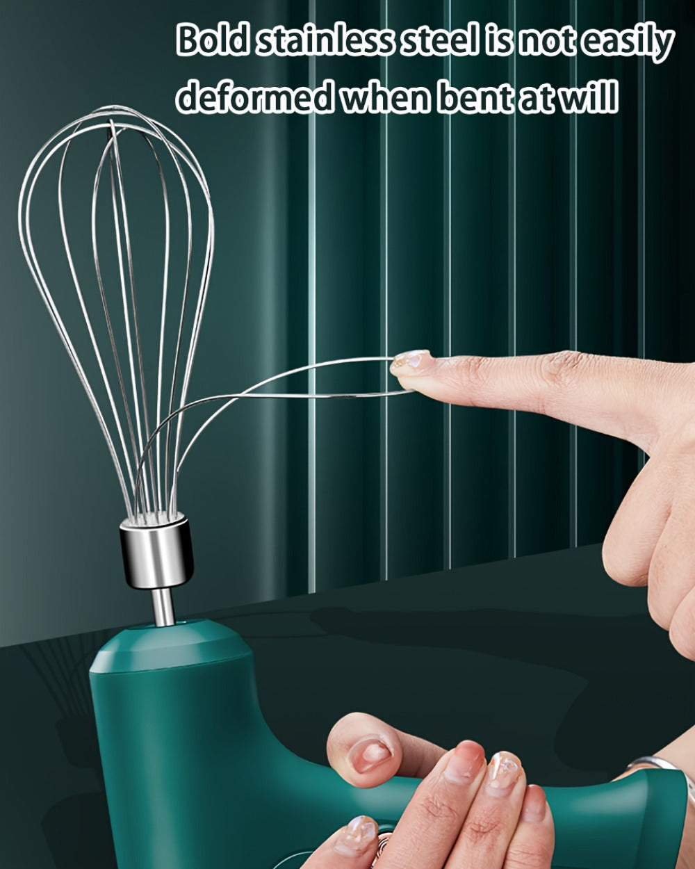 Cordless Electric Egg Beater & Cream Whipper - Handheld Stand-Up Portable Mixer for Cake Baking, Ice Cream & Whipping, Rechargeable Wireless Kitchen Mixer, Holiday Gift for Home Bakers