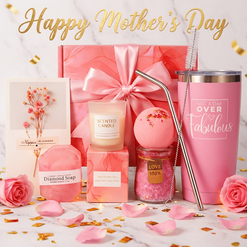 Spa Gift Set for Women ¨C Luxury Self-Care & Relaxation Birthday Gift, Thoughtful Thank You & Special Occasion Gift for Mom, Her & Any Woman