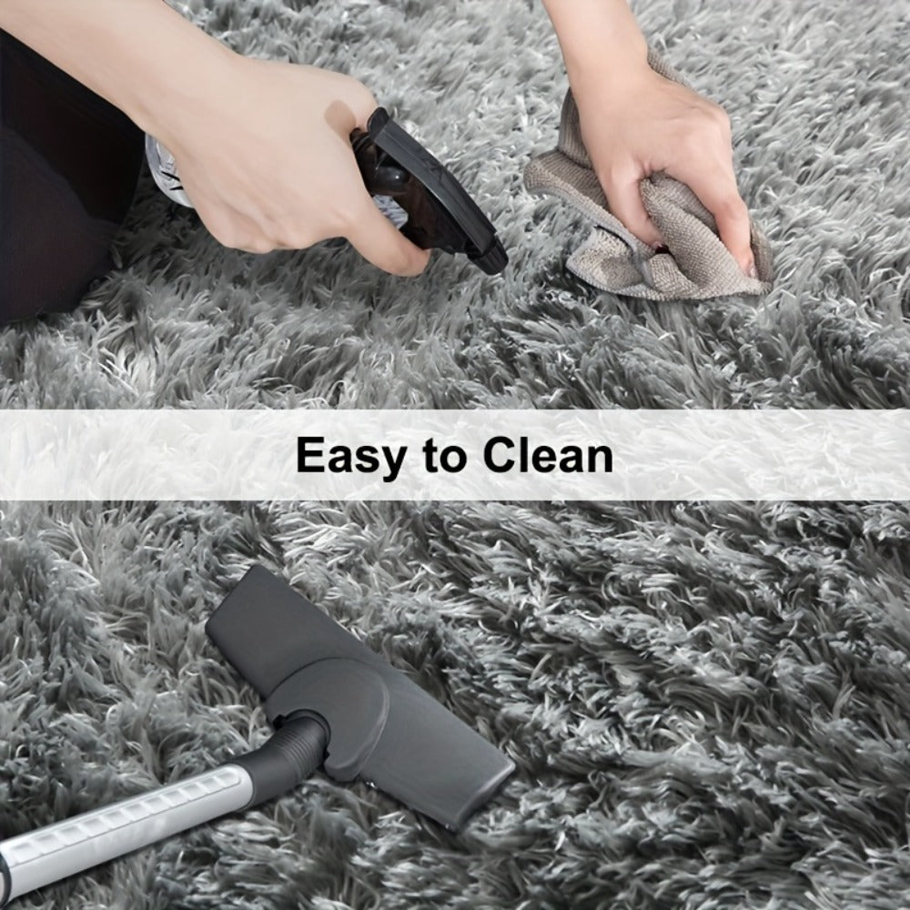 Fluffy Shag Area Rug Soft Plush Carpet Non-Slip for Living Room Bedroom Bedside 100% Polyester Tufted Indoor Floor Rug Home Decor Multiple Colors and Sizes