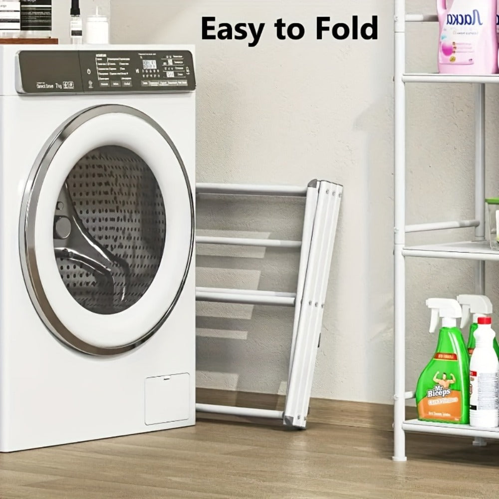 Laundry Drying Rack 3-Tier X-Type Expandable Metal, Collapsible Clothes Dryer & Towel Rack ¡ª Air Drying Stand for Indoor & Outdoor Use | Grey, White | Multiple Configurations