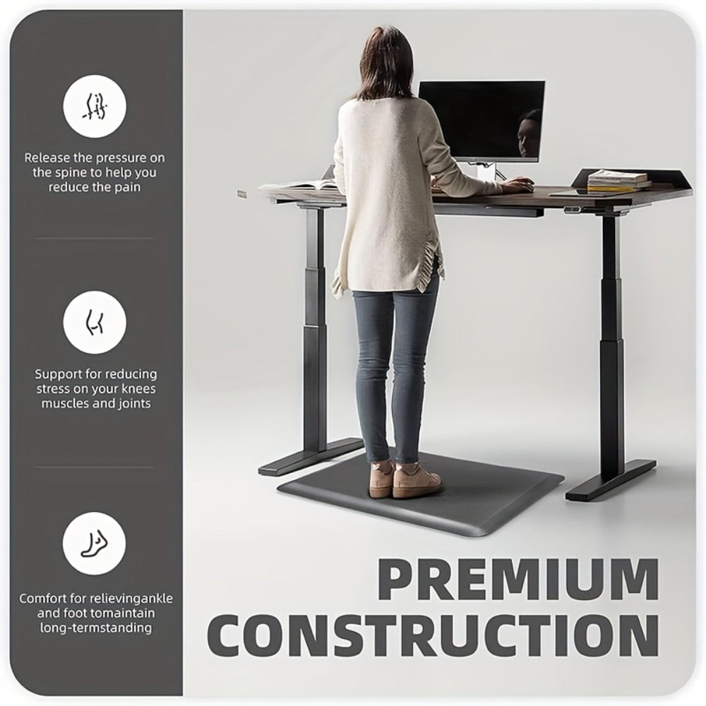 Anti-Fatigue Kitchen Mat 3/4 Inch Thick Non-Slip Foam Cushion Standing Desk Mat for Kitchen Office Laundry