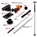 Telescoping Laser Level Pole 15.4ft / 4.7m ¨C Adjustable Extension Rod with 1/4¡±-20 & 5/8¡±-11 Thread Mount for Rotary and Line Lasers, Professional Surveying & Construction Staff