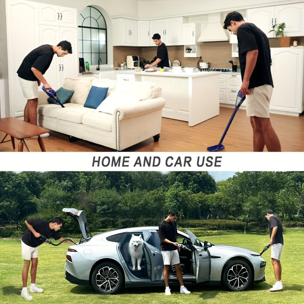 High Power Cordless Vacuum Cleaner for Carpet, Pet Hair & Hard Floors - Wireless Lightweight Household Vacuum with Strong Suction for Home, Car, RV & Kitchen, Ultra-Light Deep Cleaning, Multiple Colors