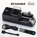 Electric Cigarette Rolling Machine USB Rechargeable Automatic Cigarette Roller 2-Second Rapid Roll High Power Motor Stainless Steel Durable Portable Tobacco Injector Black Blue