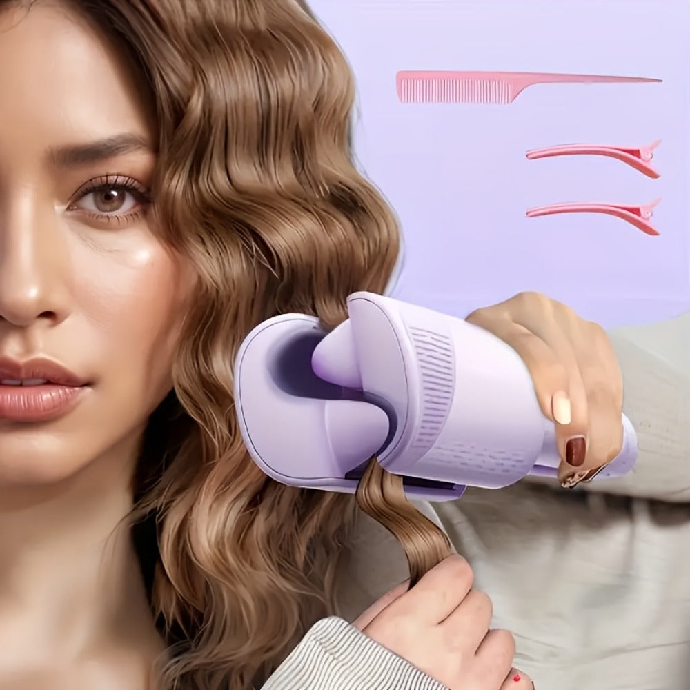 Curling Iron 32mm Deep Wave Curler Fast Heating Adjustable Temperature Anti-Scald Salon-Grade Hair Styling Tool Long-Lasting Waves Gift