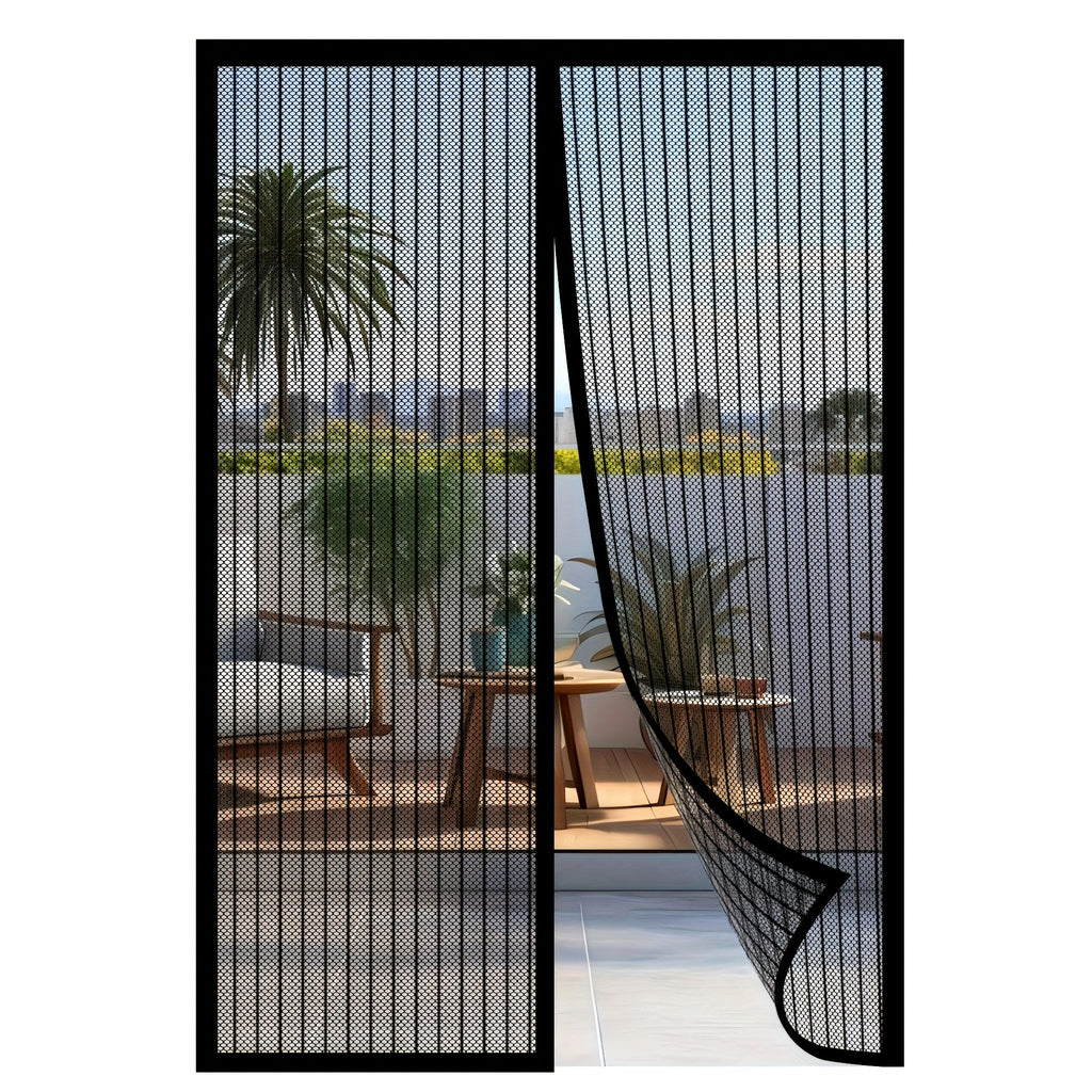 Magnetic Screen Door for Doorways ¨C Heavy Duty Self-Sealing Mesh Door Screen with Magnetic Closure, Hands-Free, Pet & Kid Friendly, Durable Nylon, Fits Most Door Frames, Easy Install