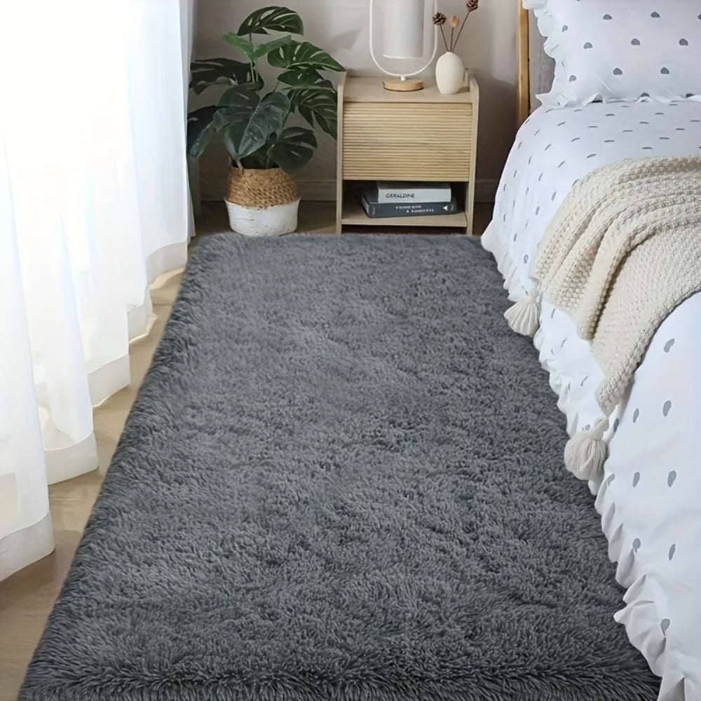 Tie-Dye Shaggy Fluffy Area Rug Non-Slip Machine Washable ¨C Soft Plush Fuzzy Carpet for Bedroom, Living Room, Hallway & Dorm ¨C 6 Colors, 4 Sizes: 2x6, 3x5, 6x9, 8x10 Ft