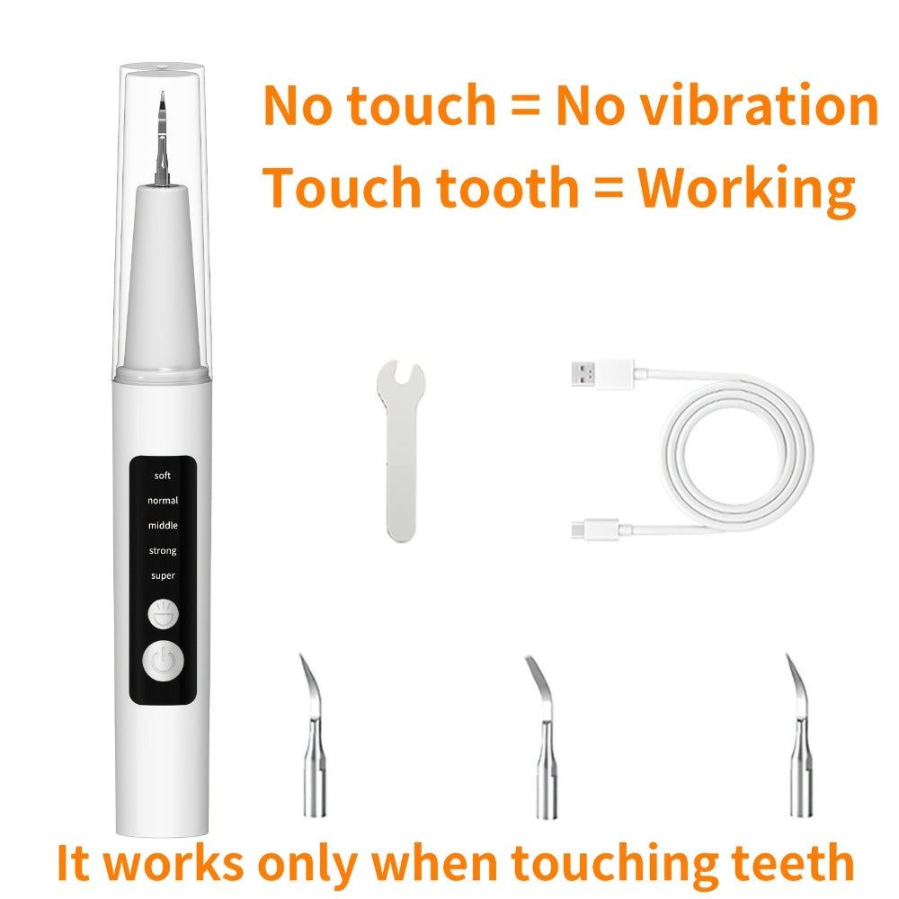 Interdental Cleaner Rechargeable USB Oral Irrigator ¨C 5-Speed Settings, LED Light, Portable Water Flosser for Plaque Removal, Braces, Bridges & Hard-to-Reach Areas