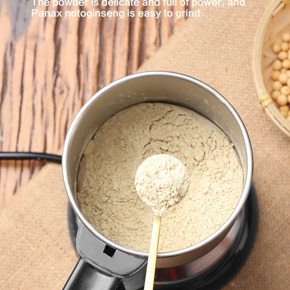 Electric Coffee Grinder with Stainless Steel Blade | 10-Second Fast Grinding | One-Button Control Spice Nut Bean Mill | Dry Food Processor for Coffee Beans Spices Grains Nuts