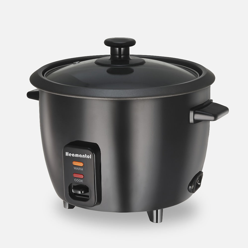 Rice Cooker & Yogurt Maker 3-Cup Nonstick ¨C 1.5Qt Multicooker with Auto Keep Warm, One-Touch Operation, Stainless Steel Inner Liner & Steamer for Grain, Oatmeal & More