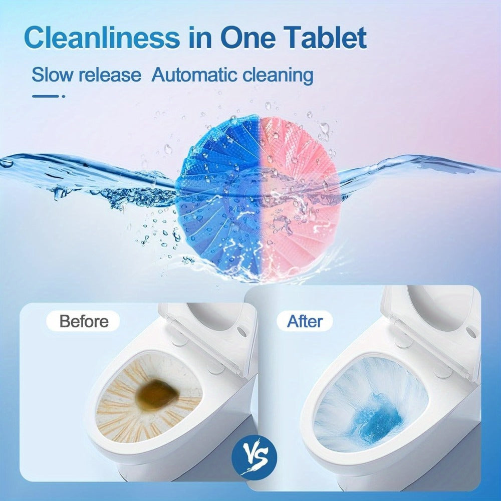 Automatic Toilet Bowl Cleaner Tablets 20/36/60 Pack ¨C Powerful Lemongrass Scent Toilet Tank Cleaner Tabs