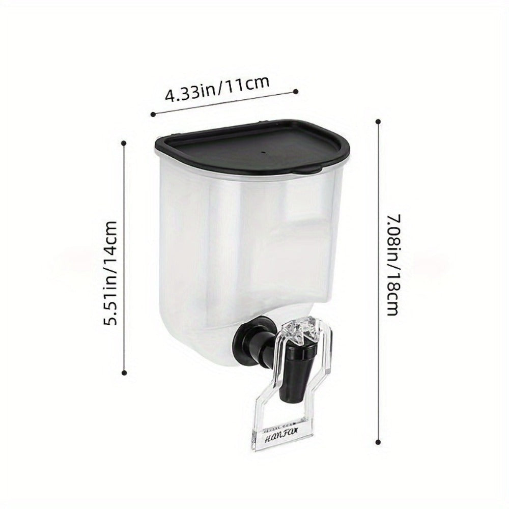Mouthwash Dispenser Wall Mounted 2-Pack 21 oz Plastic Container - No Electricity Required, Space Saving Bathroom Organizer for Countertop Storage, Durable Refillable Liquid Soap & Rinse Dispenser