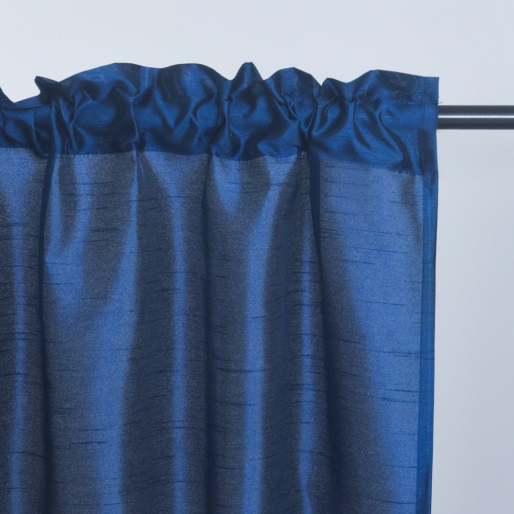 Kitchen Curtains 3 Panels Faux Silk Sheer Tier and Valance Set Rod Pocket 2 Tiers 26x36 inch + Valance 52x14 inch for Kitchen Bathroom Window Drapes