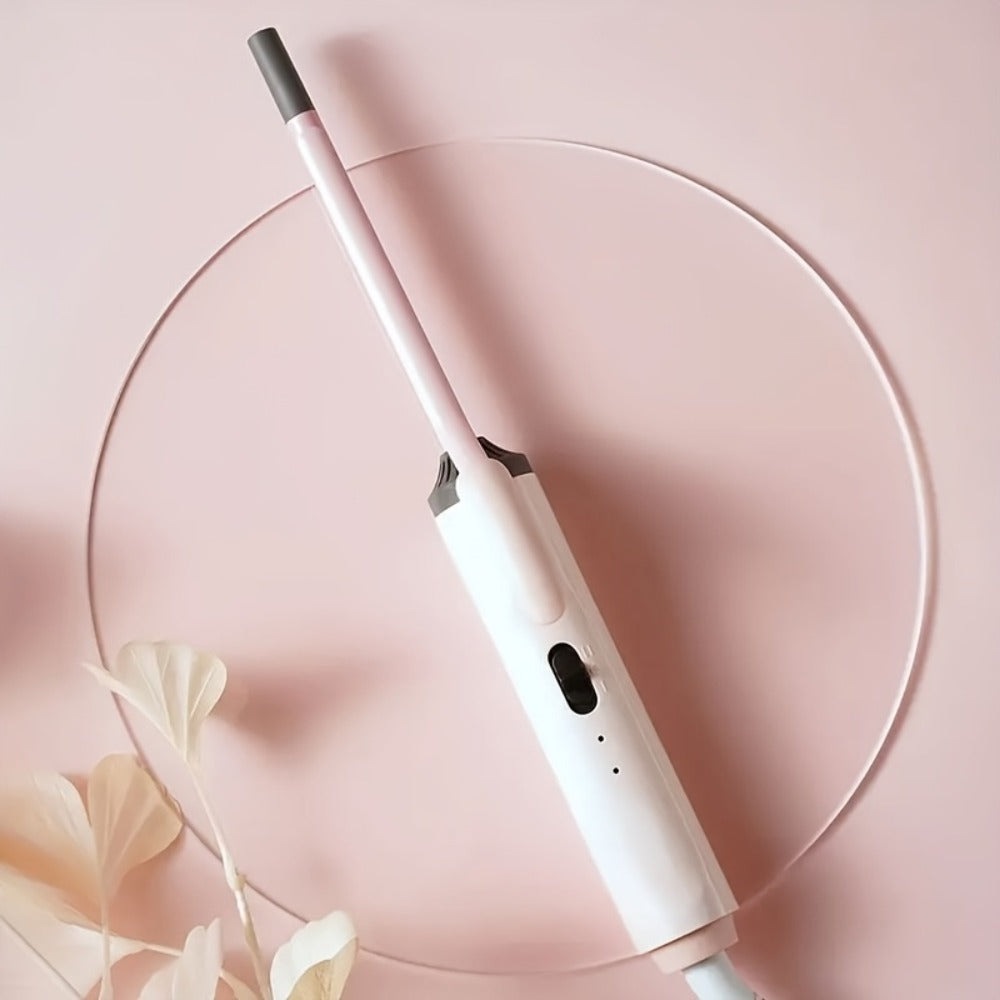 9mm Mini Curling Iron Rapid Heating for Ultra-Fine Curls Teddy Curls Water Waves & Bangs, Travel Curling Wand for Men & Women, Compact Small Barrel Hair Curler for Tight Curls Airy Bangs Holiday Gift
