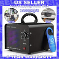 Ozone Generator 40,000mg/h Commercial Odor Eliminator | O3 Ionizer Air Purifier Deodorizer with Timer for Home, Bedroom, Office & Car | Removes Smoke, Pet, Paint & Cooking Odors | Black