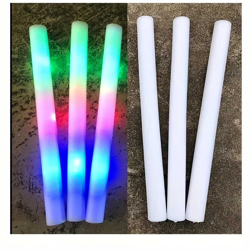 LED Glow Sticks Party Set ¨C Foam Glow Sticks with 3 Light Modes, Glow Glasses, Headbands & Finger Lights for Rave, Wedding, Birthday, Concert, Halloween, Christmas & New Year Party Supplies, 11/36/52pcs