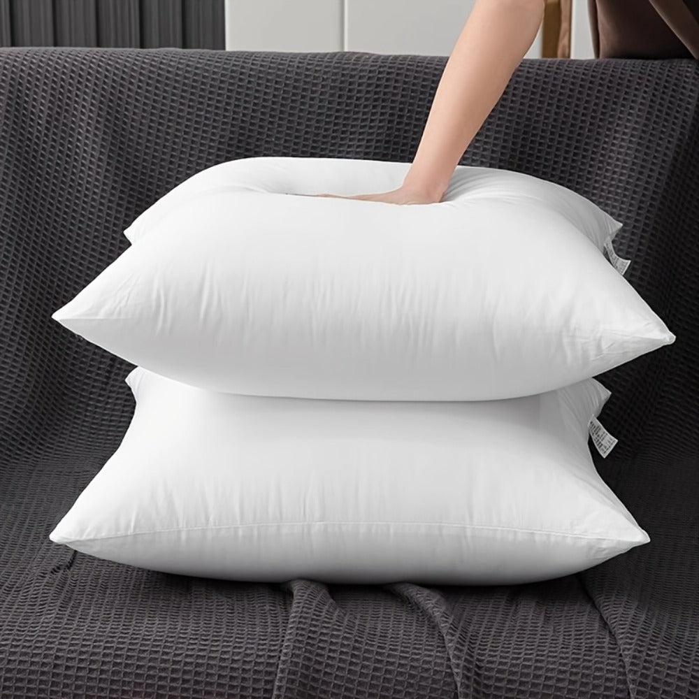 Throw Pillow Inserts Soft Fluffy Hypoallergenic Square Pillow Stuffing Washable Fiber Fill for Sofa Bedroom Living Room 14 16 18 20 22 Inch