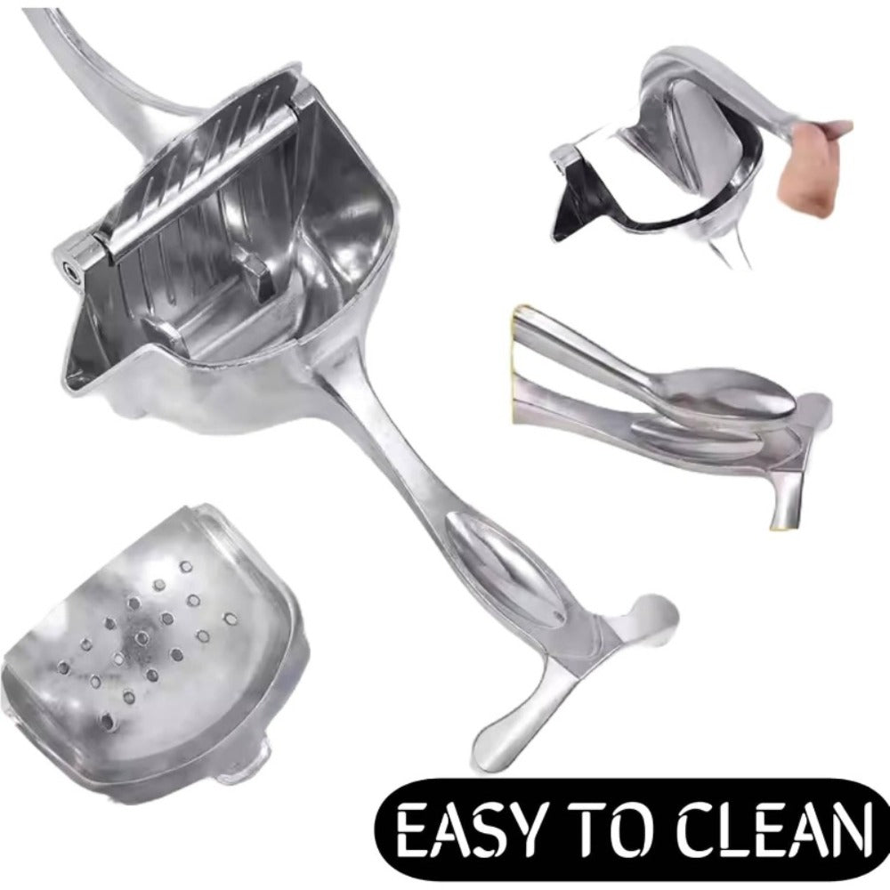 Manual Citrus Juicer ¨C Heavy Duty Aluminum Lemon Squeezer with Lever Press, Removable Filter, Easy Squeeze Extractor for Lemon, Lime, Orange & Pomegranate, Kitchen Tool for Juice Lovers
