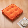 Square Flannel Floor Cushion Thickened Futon Meditation Mat Chair Seat Pad Bay Window Pillow All Season Indoor Sitting Cushion Zafu Yoga Mat