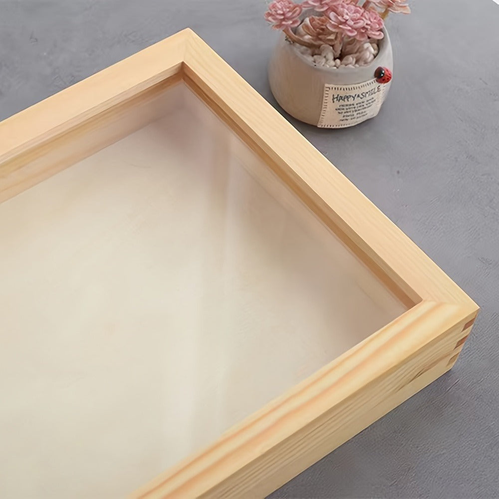 Wooden Display Cabinet with Transparent Lid ¨C Lockable Rectangular Storage Box for Collectibles, Jewelry, Souvenirs & Memorabilia ¨C Sturdy Wood with Secure Metal Latch