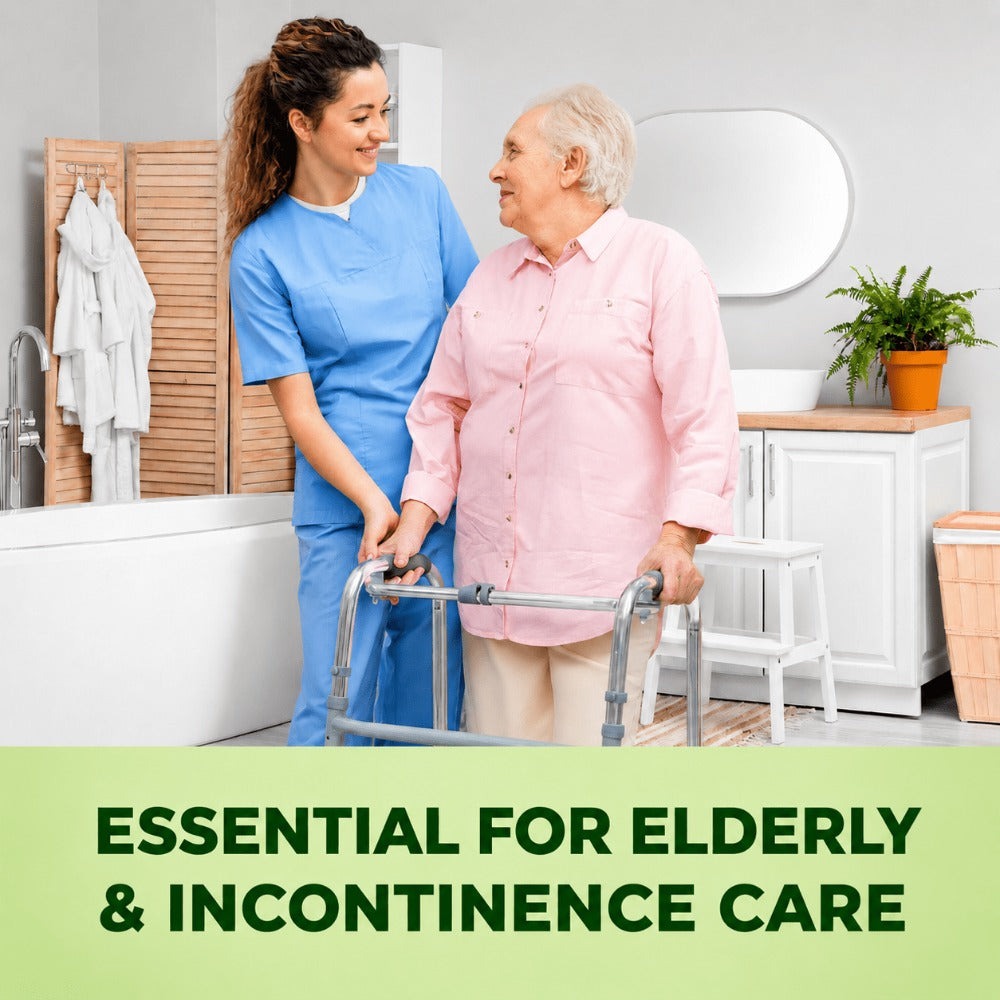 Extra Large Adult Wet Wipes 8x13 Inch 240ct 4 Packs of 60 Aloe Vitamin E Cucumber Scent Alcohol-Free Latex-Free Disposable Bathing Wipes for Elderly Incontinence Personal Care