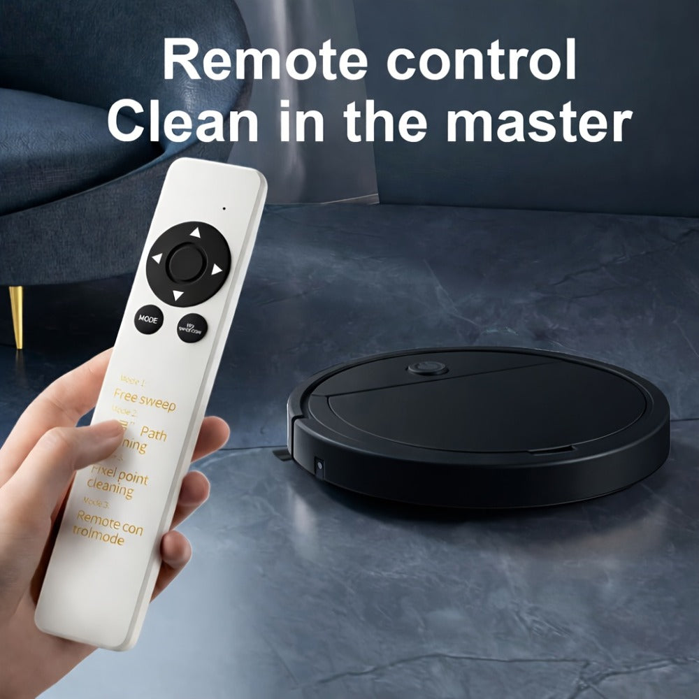 Robot Vacuum Cleaner 3-in-1 ¨C 2000Pa Powerful Suction, 150-Min Runtime, Auto Floor Cleaning for Pet Hair, Dust & Debris, Multi-Functional Robotic Vacuum for Hardwood, Tile & Low-Pile Carpet