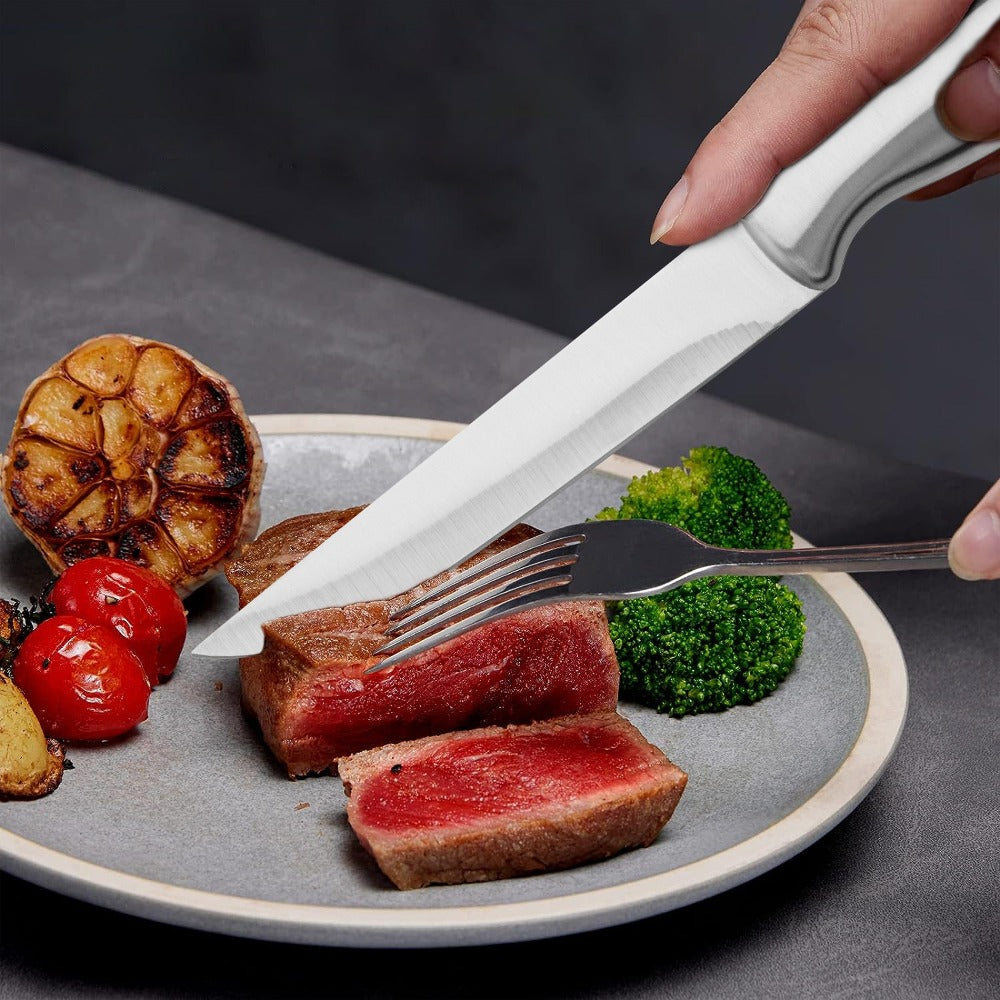 Stainless Steel Kitchen Knife Set Chef Knife Damascus Black Knife Block