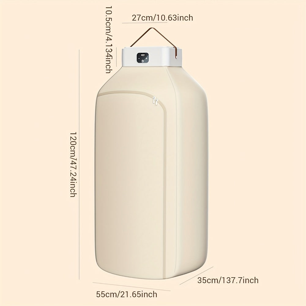 Foldable Clothes Dryer Smart Touch Screen Two-Speed Control Timer Function with Dry Bag Quick Drying Compact Design for Apartments Dorms RVs Home Upgraded Economic
