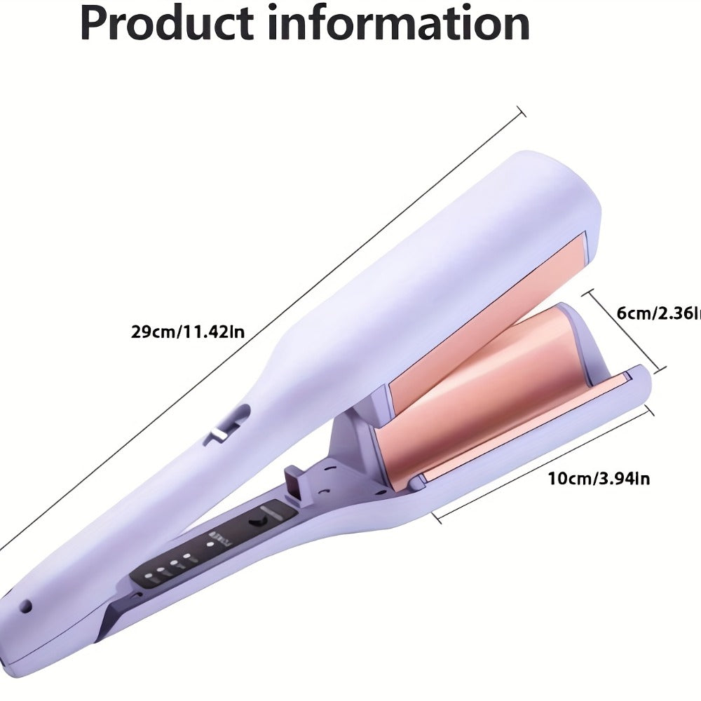 Curling Iron 32mm Deep Wave Curler Fast Heating Adjustable Temperature Anti-Scald Salon-Grade Hair Styling Tool Long-Lasting Waves Gift
